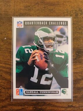 Randall Cunningham 1991 Upper Deck Domino's Quarterback Challenge #23 Fresh Pull